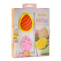Set d'emporte-pièces et de pochoirs pour biscuits de Pâques