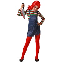 Costume de poupée maléfique pour fille
