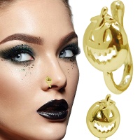 Piercing de citrouille pour le nez