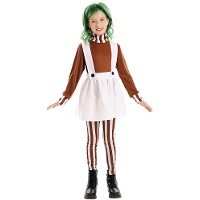 Déguisement de lutin Oompa Loompa pour fille