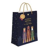 Sac-cadeau de 23 x 18 x 10 cm de Livraison spéciale des Rois Mages - 1 unité