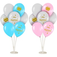 Centre de table avec ballons pour anniversaire - 30 pièces