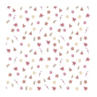 Papier Vellum rêves de Noël de 30,5 x 30,5 cm - Artis décor - 3 unités