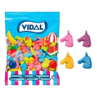 Licornes en gomme de couleurs - Vidal - 1 kg