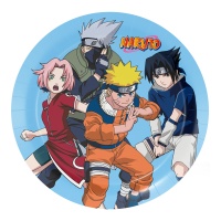 Assiettes de Naruto de 18 cm - 8 unités
