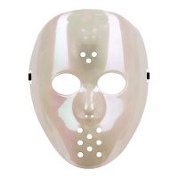Masque de hockey perlé