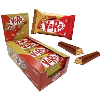 Barre de gaufrette à la crème de spéculoos enrobée de chocolat de 35 gr - 24 unités