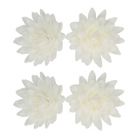 Fleurs comestibles d'Aster blanc de 5,5 cm - FunCakes - 14 cm