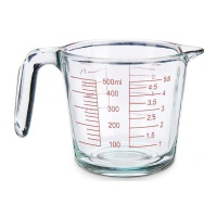 Broc gradué de 0,5 L en verre - Vivalto