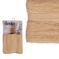 Serviette de 130 x 70 cm unie crème