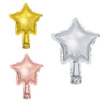 Ballon étoile coloré de 10 cm - PartyDeco - 25 unités