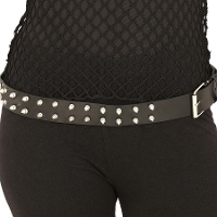 Ceinture rockeur à clous de 130 cm
