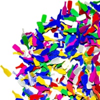 Confettis de bouteilles en couleurs assorties de 20 g