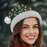 Bonnet de Père Noël des Elfes