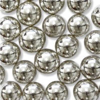 Perles argentées de 8 mm - PME - 25 gr