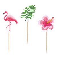 Pics de Paradis Flamant Rose de 7,5 cm - 20 unités