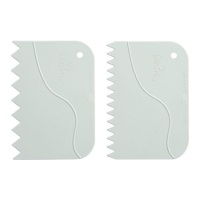 Spatule décorative dentelée de 12 x 8,5 cm - Decora - 2 unités