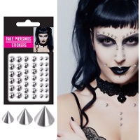 Joyaux faciaux piercing de pointes - 30 unités