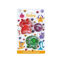 Emporte-pièces Monstres - lot de 3