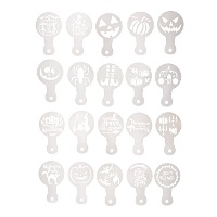 Pochoirs avec motifs d'Halloween - 20 unités