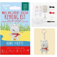 Kit porte?clé amigurumi - Hank the Hippo - Anchor
