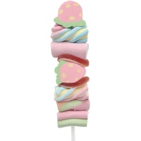 Brochette de nuage de fraise de 40 g