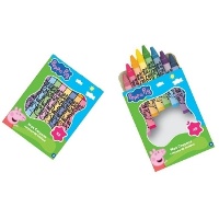 Crayons de cire Peppa Pig, 8 couleurs - 4 boîtes