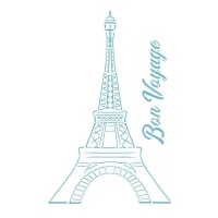 Gabarit Stencil Tour Eiffel de 20 x 28,5 cm - Artis decor - 1 unité