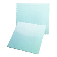 Base pour gâteau de 30 x 30 x 0,3 cm carrée - 5 unités