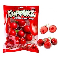 Cerises gélifiées fourrées de 18 gr Zupperz - 4 unités