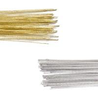 Fils métallisés pour fleurs calibre 24 - 50 unités - Culpitt