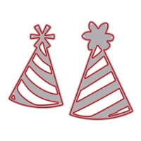 Matrices de découpe pour chapeaux de fête Zag - Misskuty - 2 unités