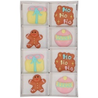 Figurines de sucre Cute Christmas - Wilton - 8 unités