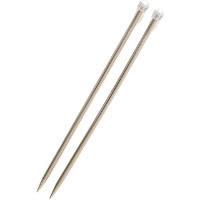 Aiguilles à tricoter 6,5 à 15 mm rose doré - DMC - lot de 2