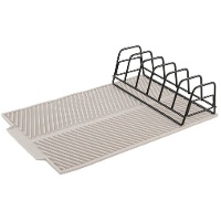 Égouttoir de 24 x 9,5 x 8 cm avec base en silicone