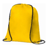 Sac à dos à cordons de couleur unie