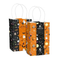 Sacs cadeaux Halloween de 21 x 13 x 8 cm - 4 unités