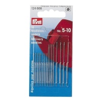 Aiguilles pour couturières n° 5 - 10 - Prym - 16 unités