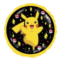 Ballon de Pokemon noir de 43 cm