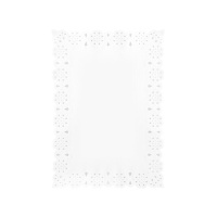Napperon en papier blanc rectangulaire de 34 x 41 cm - 100 unités