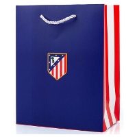 Sac cadeau Atlético de Madrid bleu 40 x 30 x 12 cm