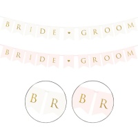 Guirlande de Bride Groom de 2,50 m