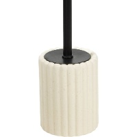 Porte-brosse WC à relief strié, aspect naturel