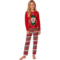 Pyjama enfant à motif de lutin de Noël