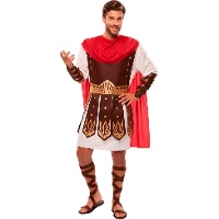Déguisement de soldat romain avec cape pour homme