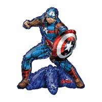 Ballon Captain America des Avengers 45 x 50 cm