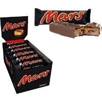 Mars au chocolat au lait et au caramel - 24 unités