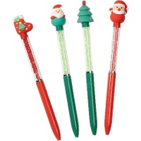 Stylo-bille de Noël lumineux - 1 unité