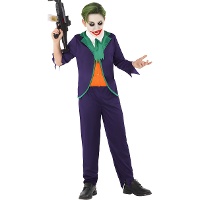 Déguisement clown costume violet pour enfant