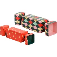 Boîte en forme de bonbon - 2 unités